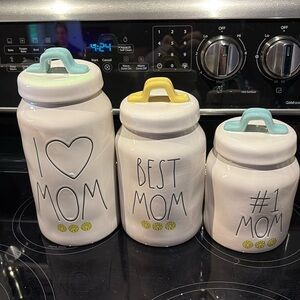 Rae Dunn 3pc Mother’s Day Canister Set